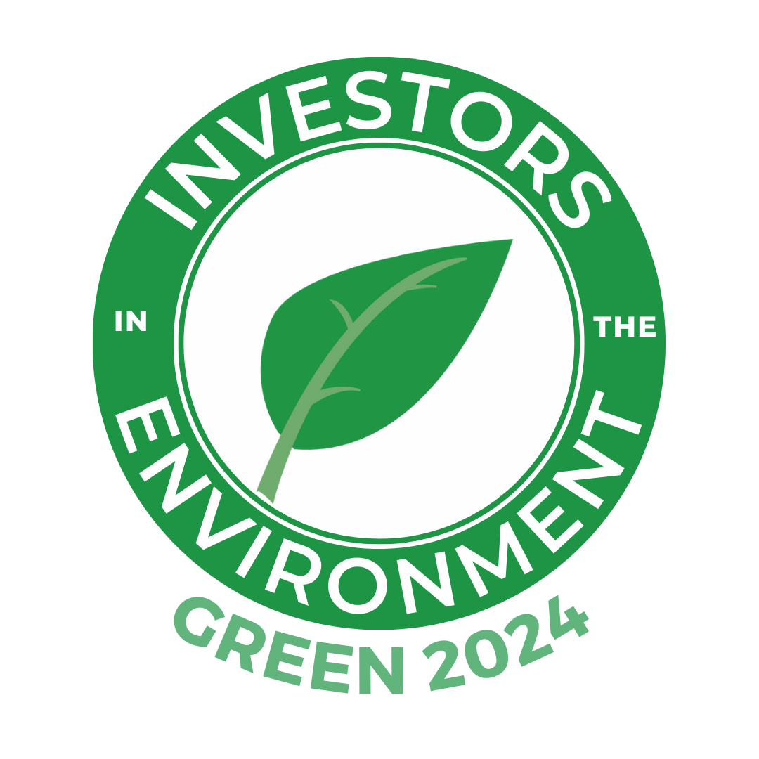 Investors in the environment badge - green award